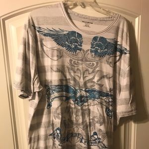 Men’s dkny embroidered shirt